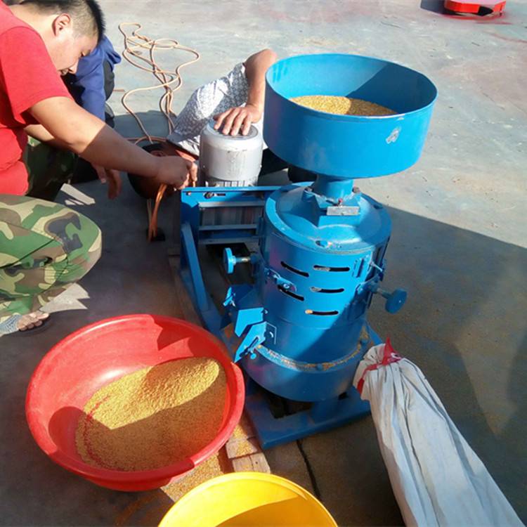 330型砂辊碾米机高粱牌水稻磨米机粮食加工坊用谷子碾米机