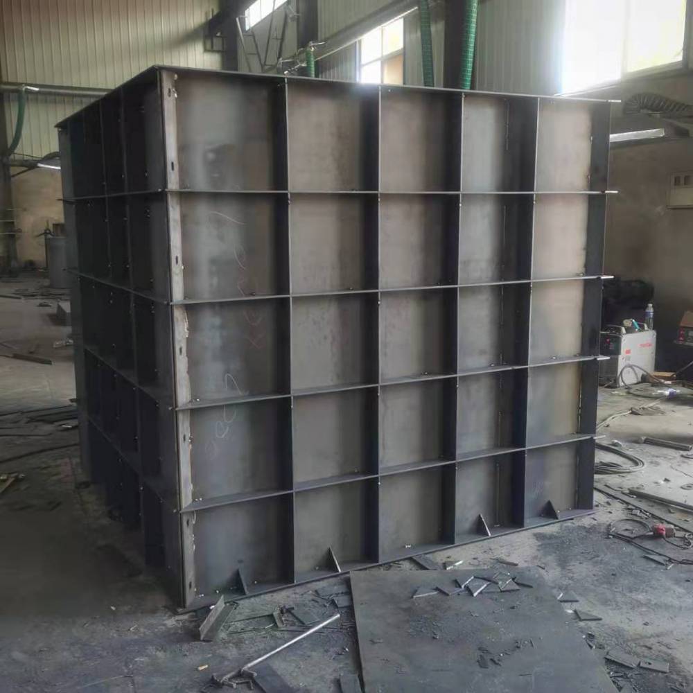 水泥预制燃气井模具雨水检查井钢模板万洪模具