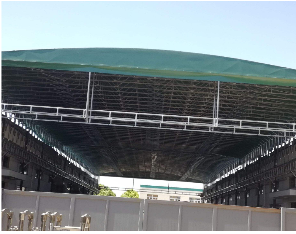 电动推拉篷遥控移动推拉帐篷定制厂房过道折叠遮阳电动推拉雨棚