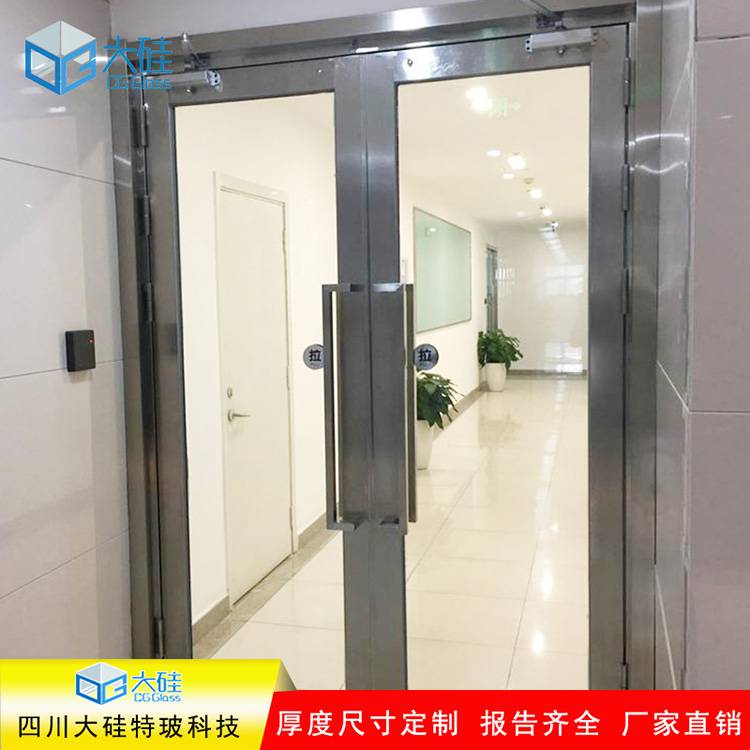 不锈钢地弹簧防火玻璃门单扇双开玻璃防火门品质优良