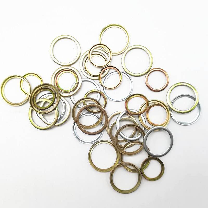 新品油管接头铜垫片圈垫片金属密封圈放o型圈防漏油平垫圈