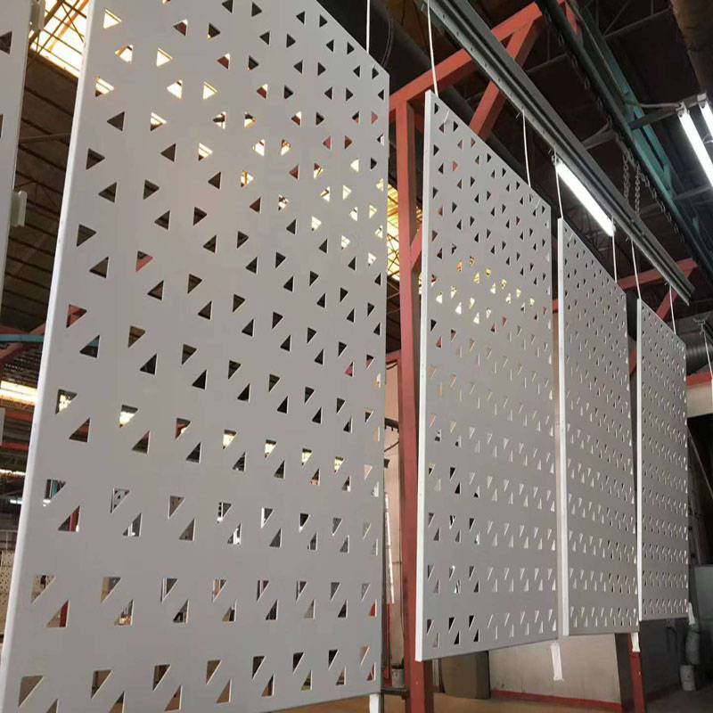 外墙透光冲孔铝单板铝单板厂家来图加工