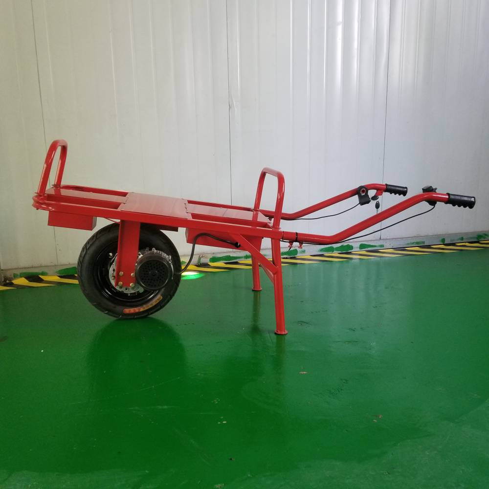 电动助力手推车农用拉货独轮车山区农作物运输工具
