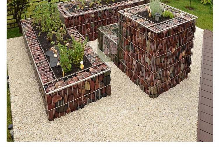 电焊石笼网厂家 热镀锌电焊石笼箱 公园石笼凳 电焊石笼墙 支持定做