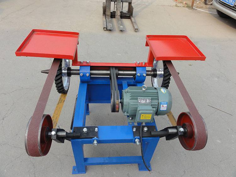 黑龙江宁力大型双工位工业级砂带机多功能抛光机出口打磨机