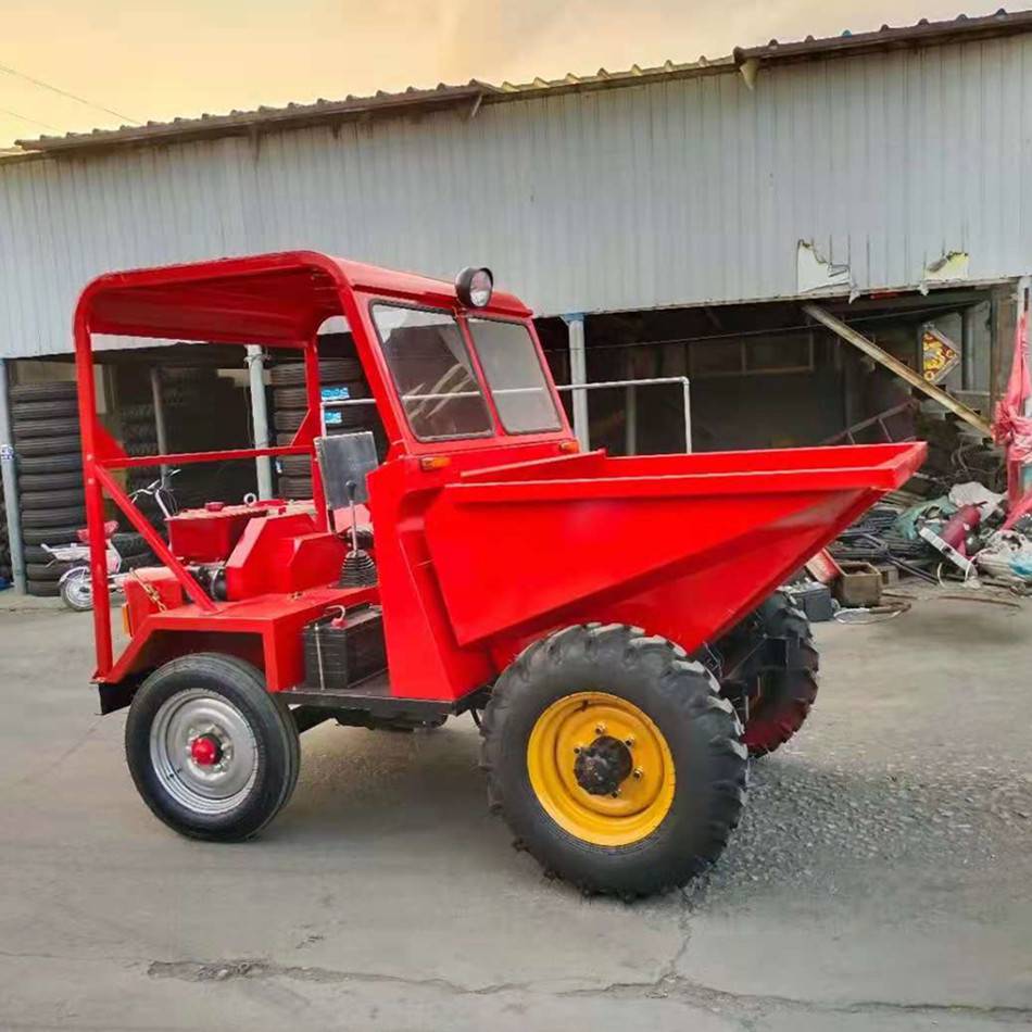 大马力前卸式翻斗车 液压自卸柴油前翻斗车 工程蹦蹦车厂家价格 - 推