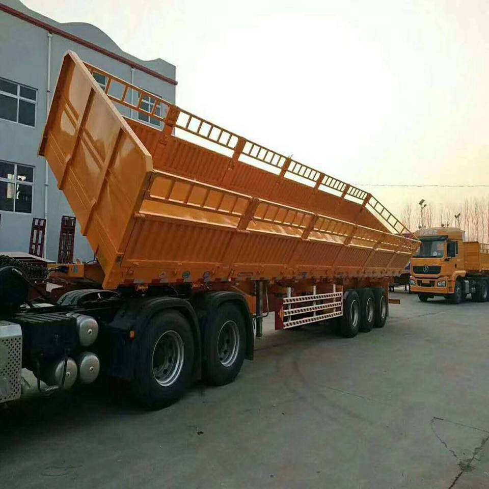 侧翻自卸半挂车轻量化配置