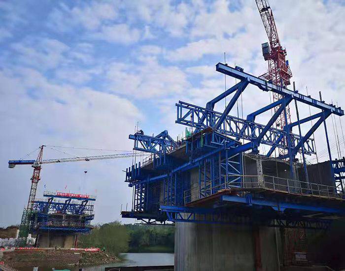 安徽挂篮基地供应连续梁钢模板提供租赁挂篮出租lx031型号桥梁挂篮可