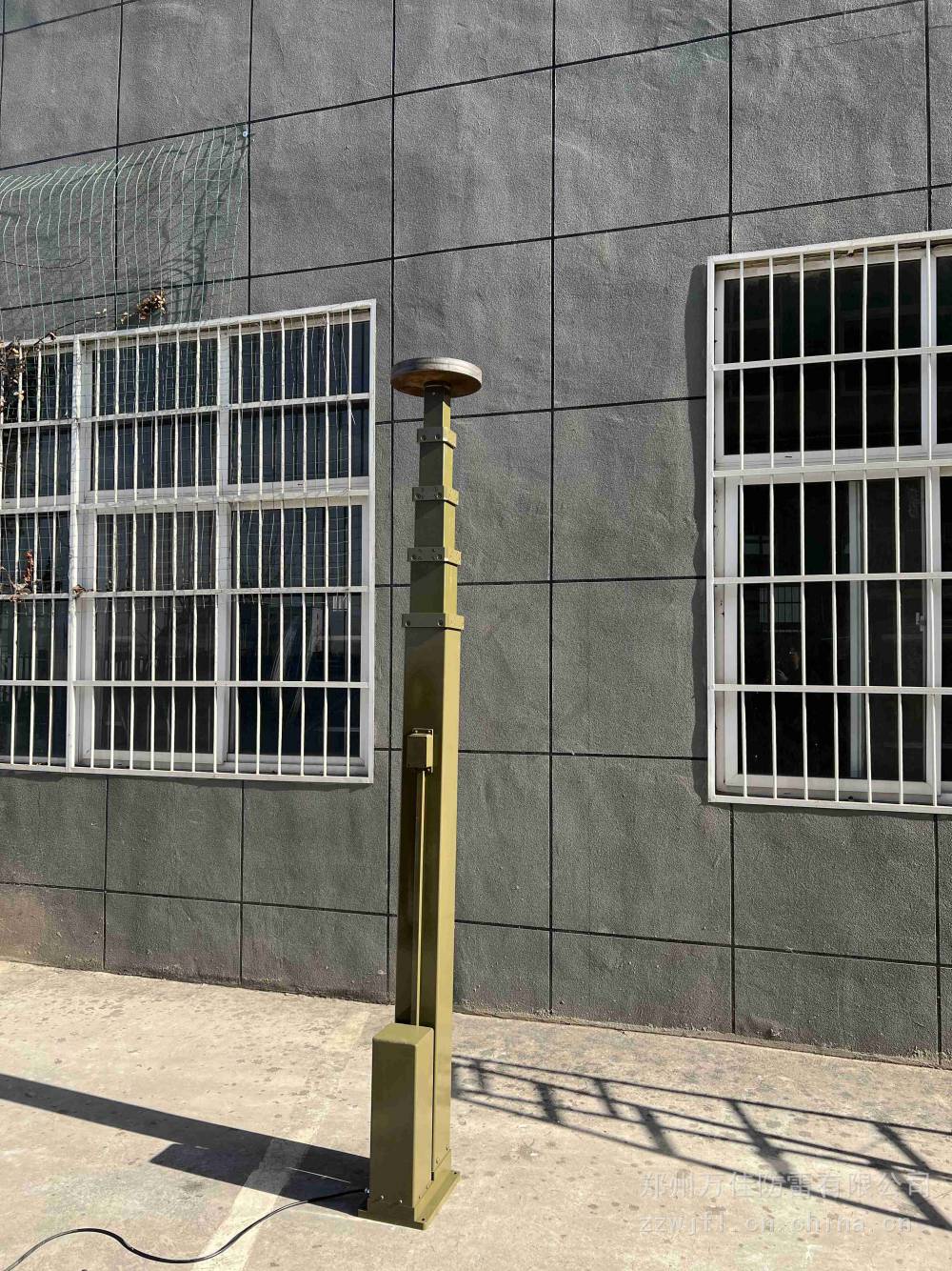 8米多节电动升降杆 升降旋转伸缩杆 15米可移动升降避雷针