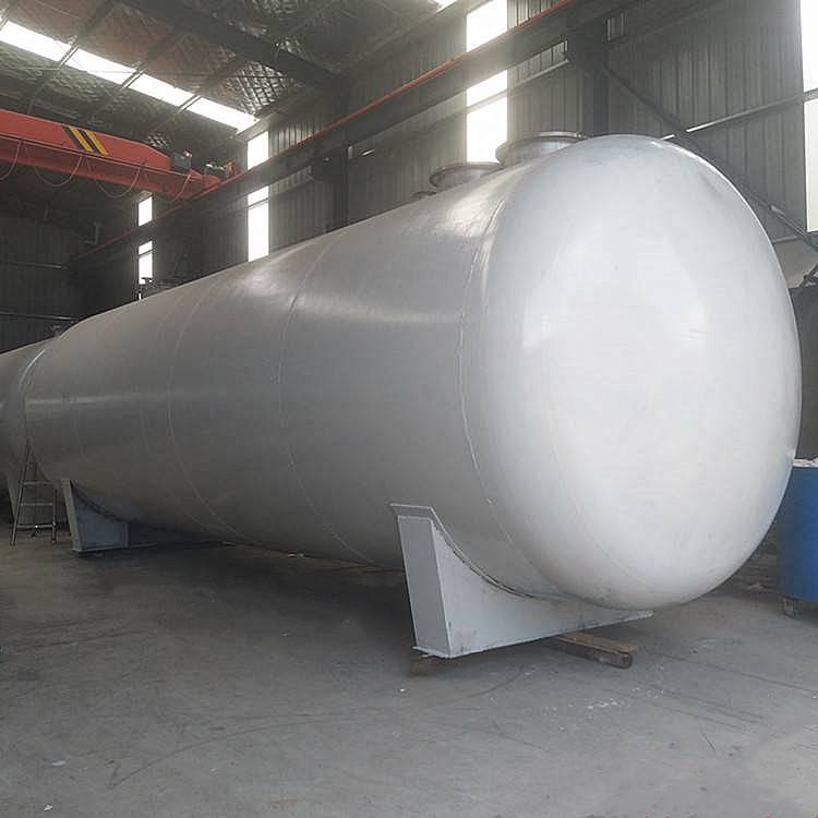 化工贮罐20立方卧式液体容器罐50吨碳钢配液储罐