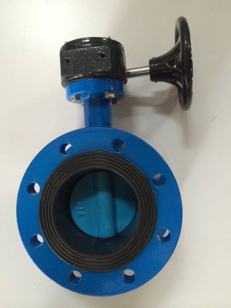 d41x-16手柄操作软密封对夹法兰蝶阀