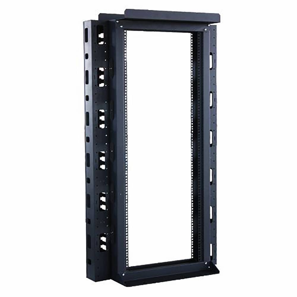 英特瑞科42u带理线槽展示架19英寸开放式机架布线展示架高端英特锐科