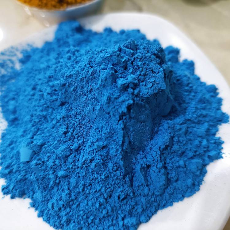 【氧化铁蓝 色泽鲜艳 着色力强 造漆 油墨 绘画