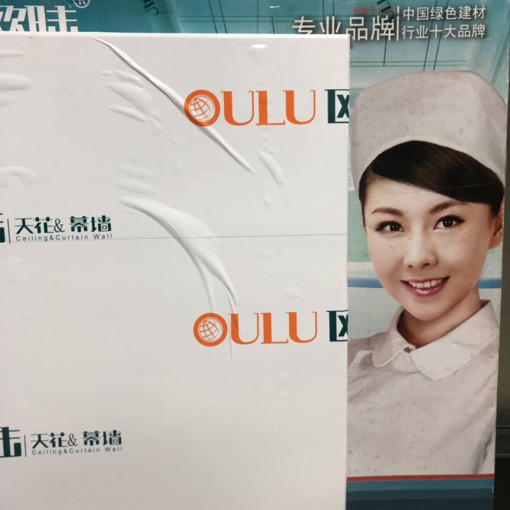 欧陆天花抗菌板喷涂系列600*600金属建材装饰铝扣板