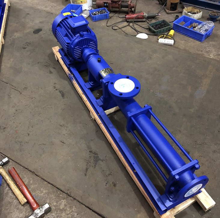 g型单螺杆泵排污淤泥泵铸铁材质g型单螺杆泵g502污水排污泵