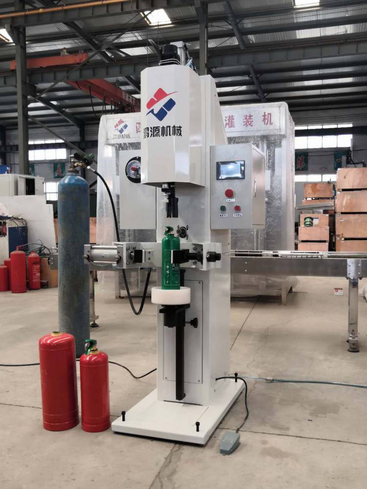 鸿源机械化碳充装机 简单灭火器维修设备 灭火器维修步骤注意事项