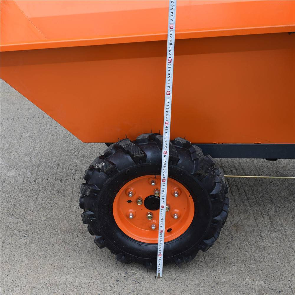 珉琨mk800a汽油推料车农用运肥料车田园菜地推土工具车