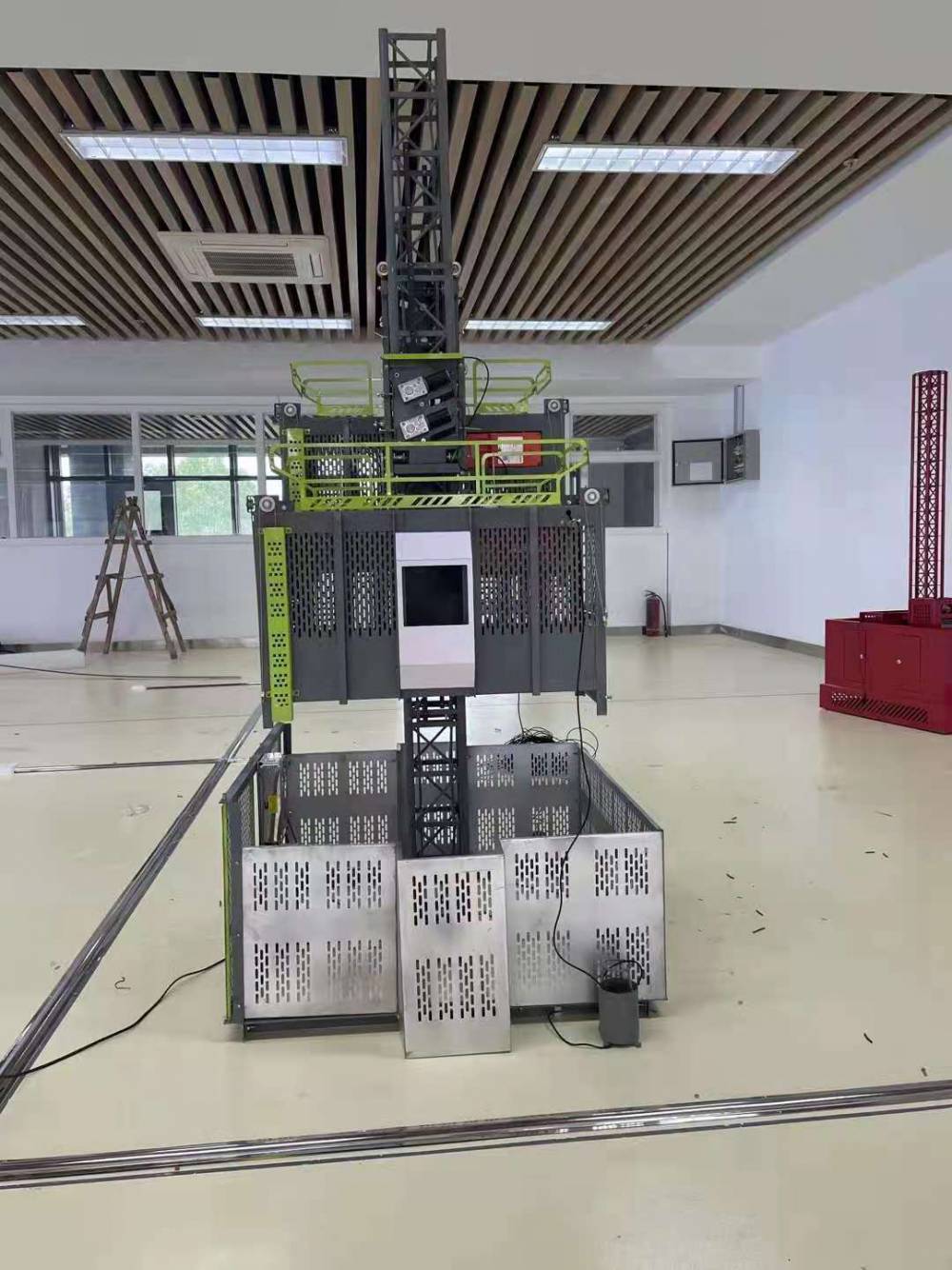 建筑实操设备-建筑施工升降机拆装模型展开种类100别名施工电梯模型