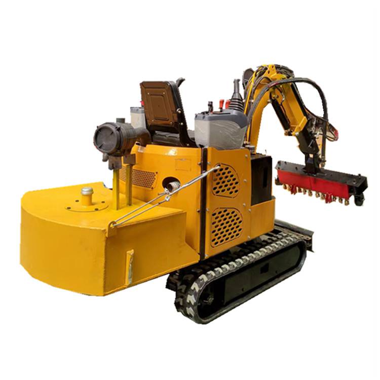 改装桥梁隧道路面凿毛机混凝土墙面打毛机机载式拉毛机