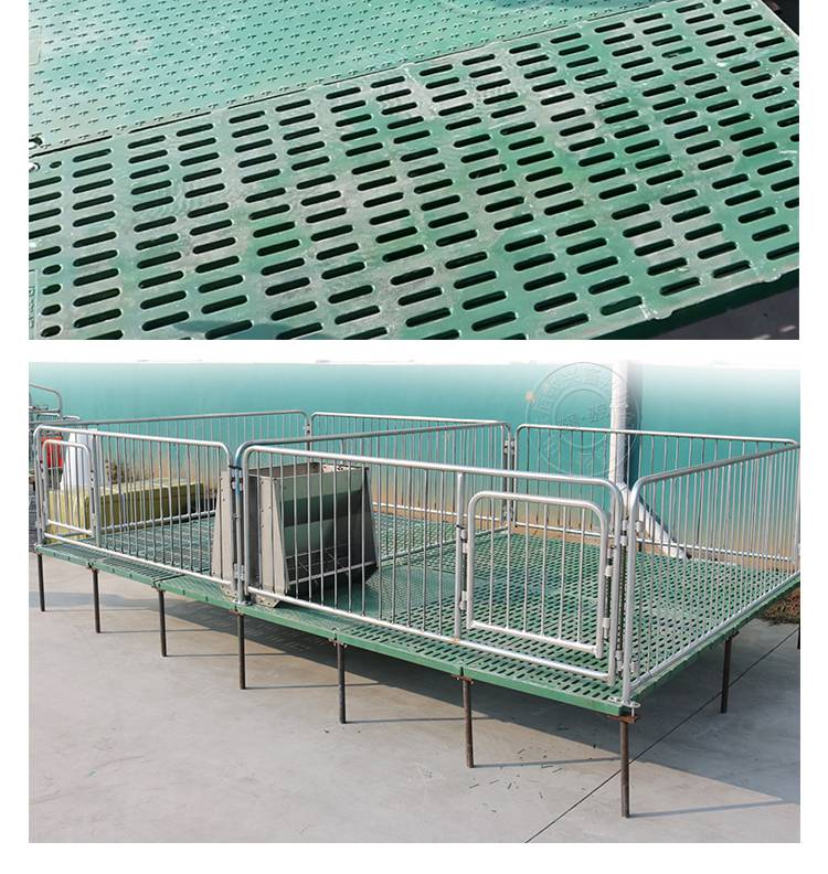 养猪用漏粪板已被现代化养猪场***采用.