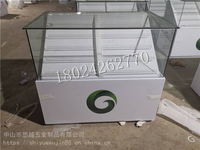 新款便利店小型组合烟酒柜多功能转角木质玻璃展示柜