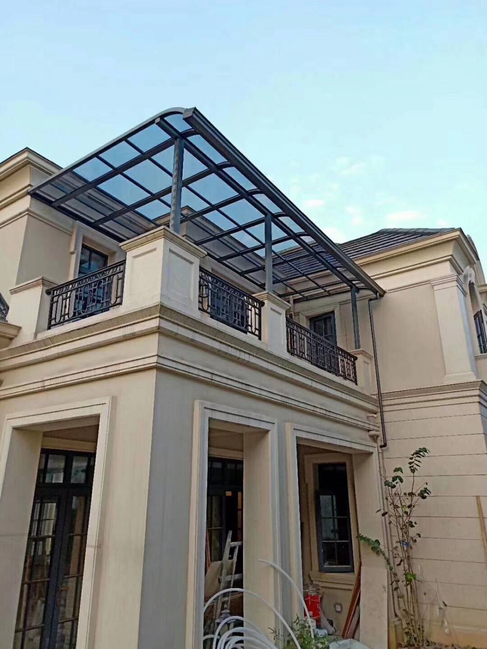 铝合金遮阳棚耐力板遮阳棚