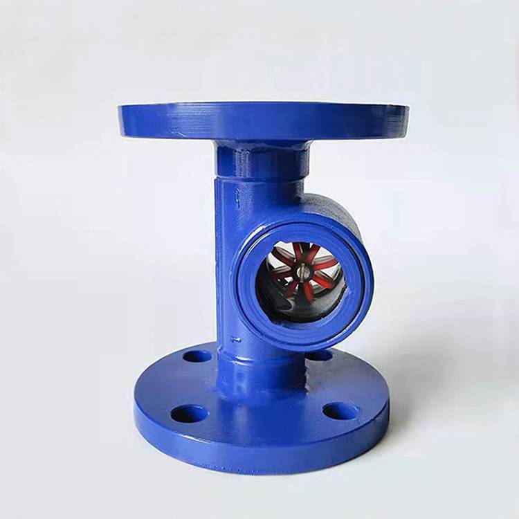 304不锈钢偏心法兰视镜sgyl41水流指示器碳钢玻璃视镜