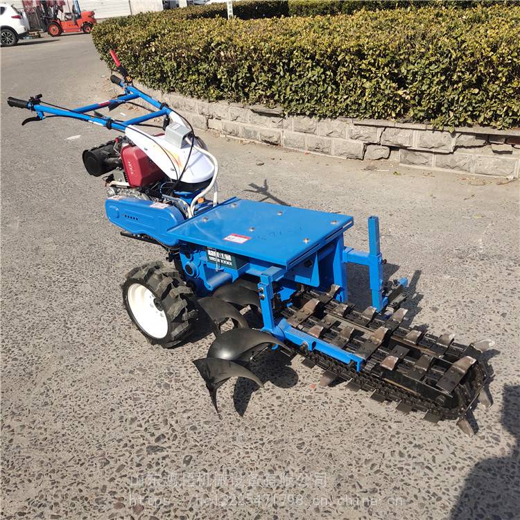 定制链条式农用小型果园开沟机多功能自来水管道电缆开槽挖沟机
