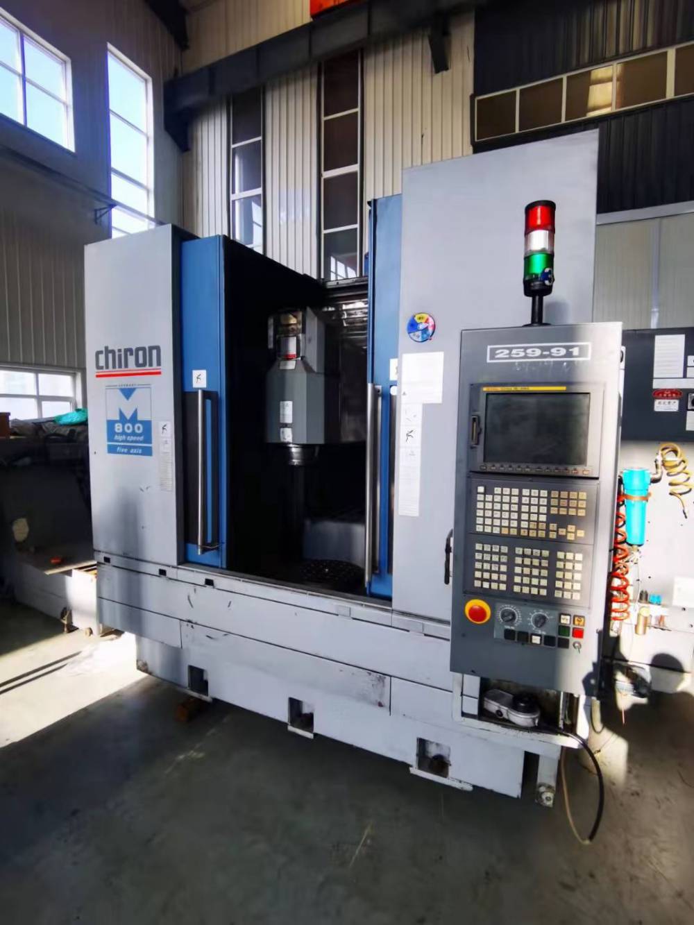 出售德国巨浪五轴联动加工中心millfx800二手进口卧加图片