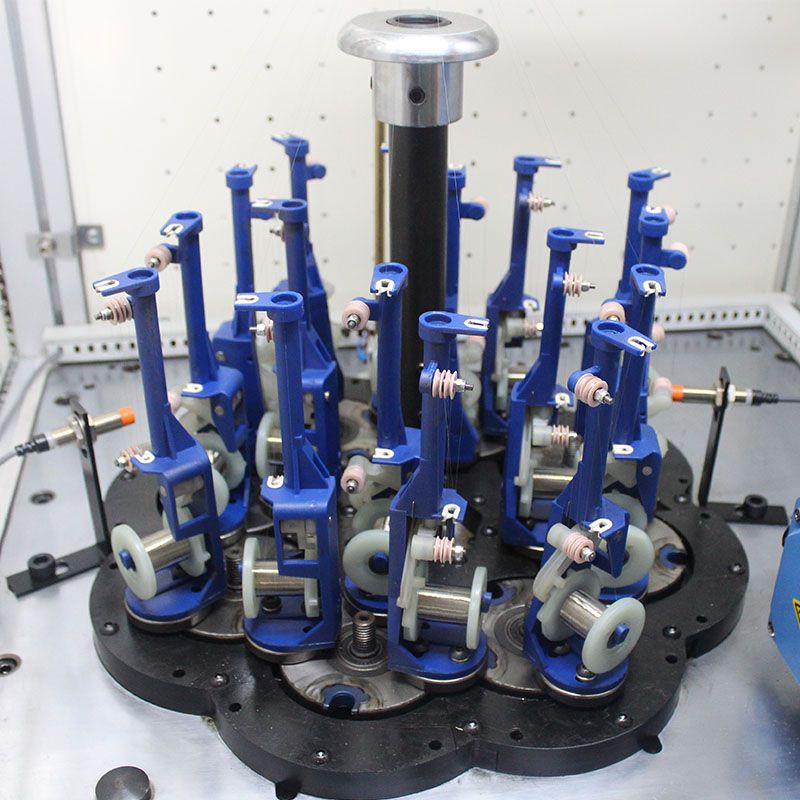 冠博-极细线编织机-钢丝编织机-编织机视频