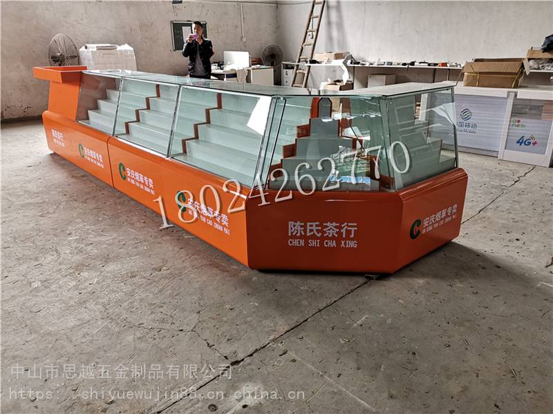 烟柜尺寸烟柜批发茸保健品烟酒烤漆展柜厂制作设计