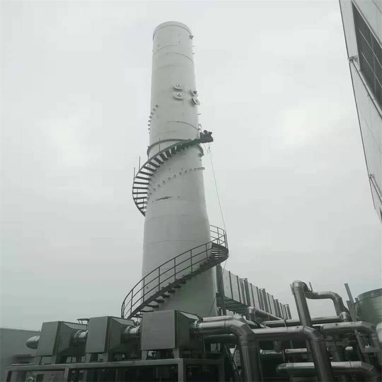 烟囱安装爬梯平台-砖烟囱安装旋梯股份集团