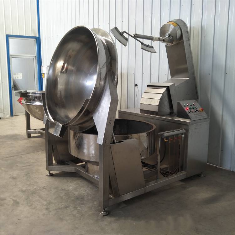 香菇酱自动炒锅 行星搅拌炒锅生产厂家 电磁香菇酱搅拌炒锅