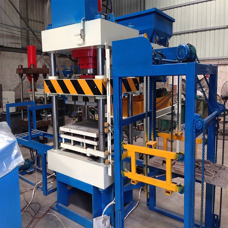 混凝土水泥垫块机设备空心透水液压砖机全自动免烧砖机