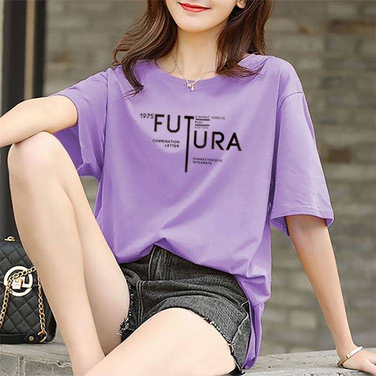 潮流大版T恤几元上衣广州白马服装批发城风垂感舒适吊带上衣女