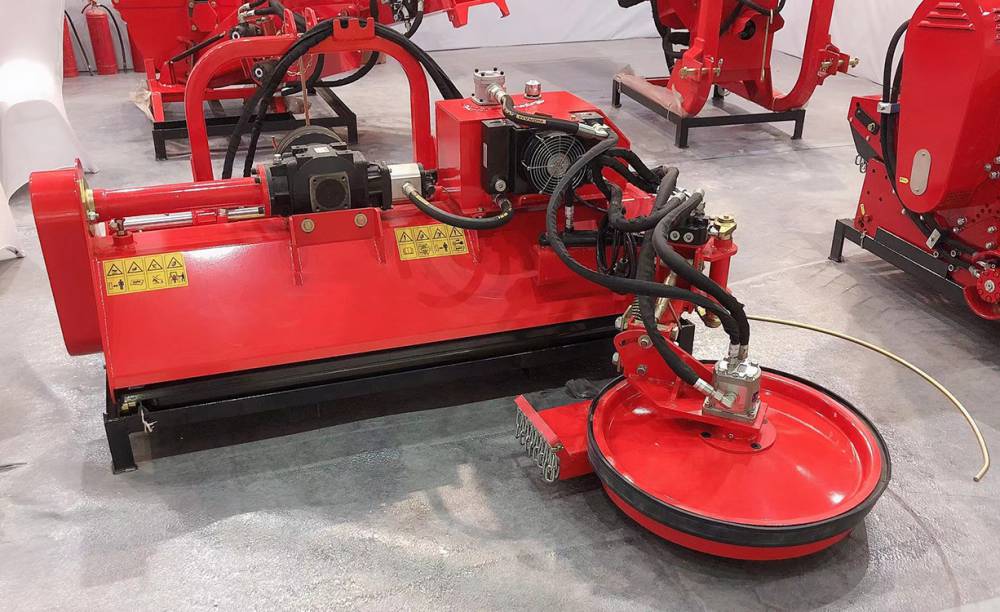 【避障割草碎草碎枝一体机 多功能斜坡 悬挂式液压 机械割草机】视频