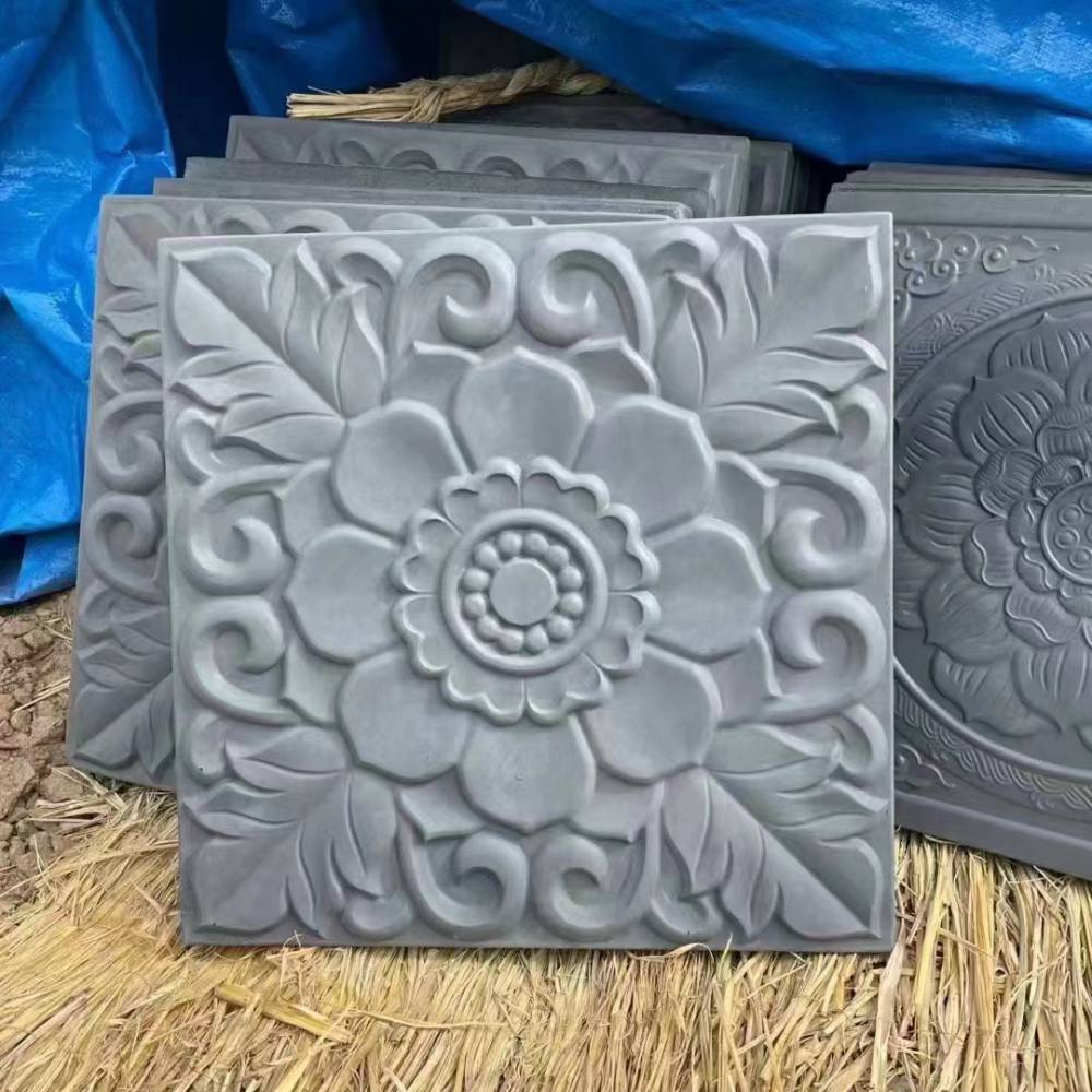 莲花地砖防滑院砖古建地砖仿古地砖水泥仿古砖农村小院民宿生态园