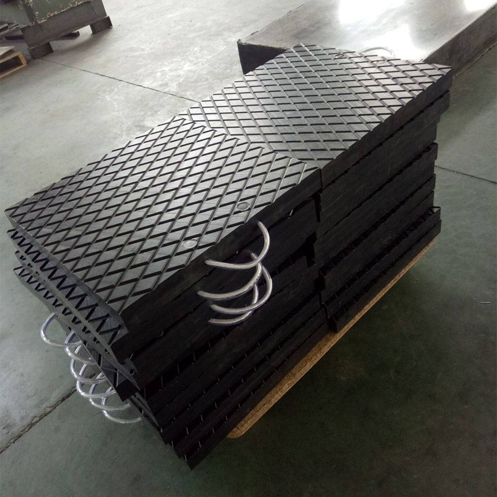 高分子聚乙烯支腿垫板吊车泵车用支腿垫块起重机垫板昌隆