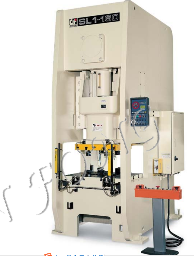 台湾金丰冲床金丰300吨冲床闭式双点双轴h型gtx系列300吨300吨lcd大