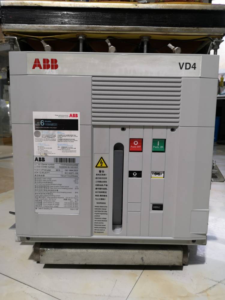 abb中压真空断路器vd4elep系列真空断路器12kv175kv24kv