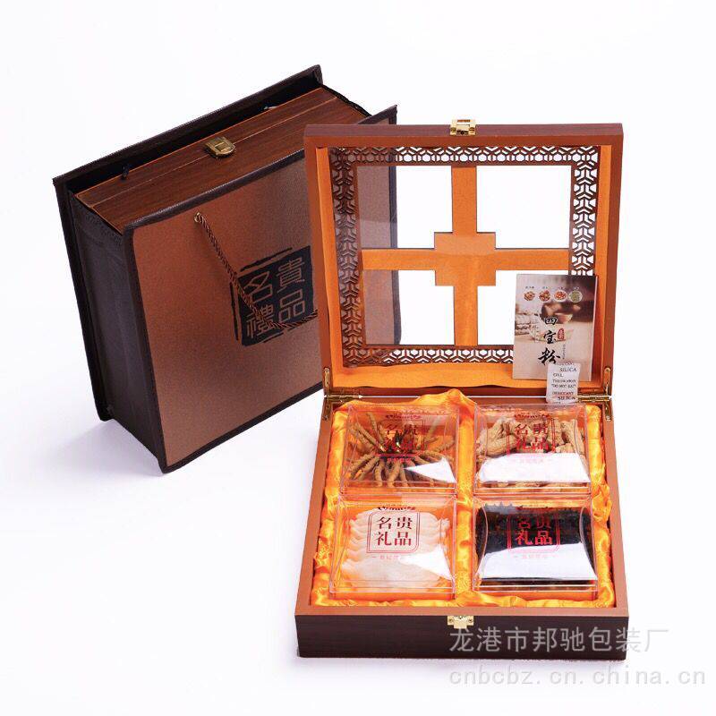 熊胆粉木盒包装淡干海参木质礼品盒那曲虫草包装盒紫砂壶木盒定制