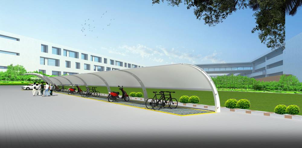 惠州汽车充电桩钢结构雨棚停车棚pvc膜材咨询快速报价