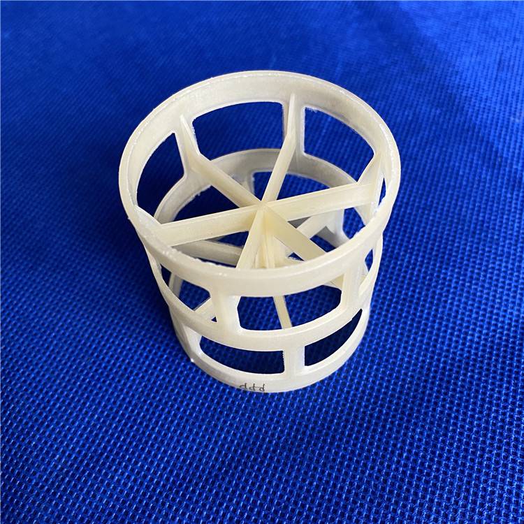 厂家多规格鲍尔环填料pvc鲍尔环cpvc材质鲍尔环填料