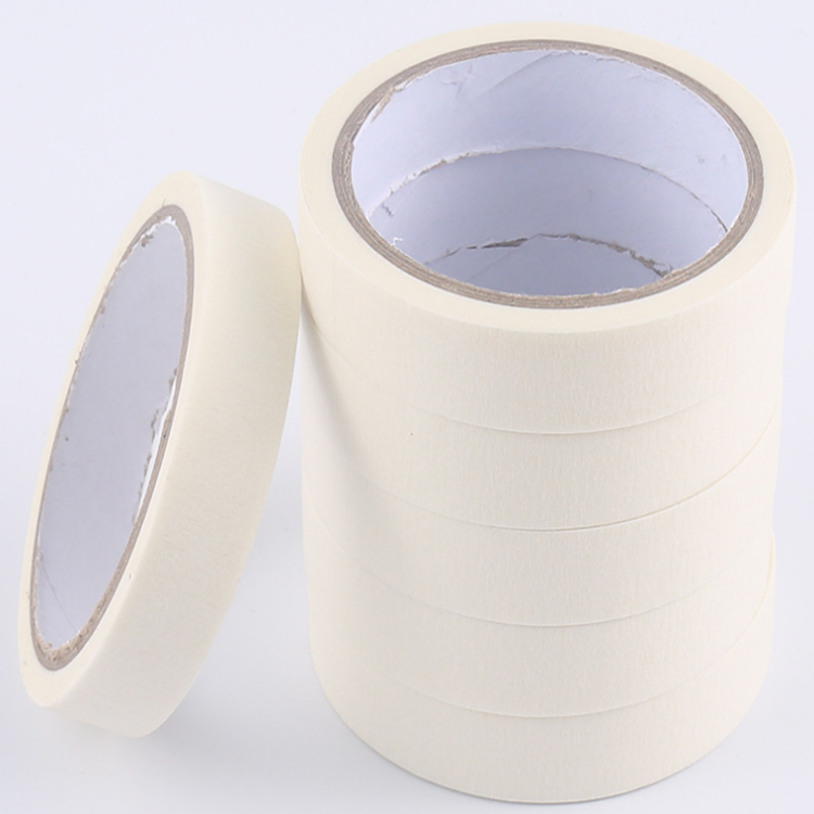 白色条胶美纹纸胶带装修遮避分色纸玩具喷漆纸胶带定制皱纹美纹纸条纹