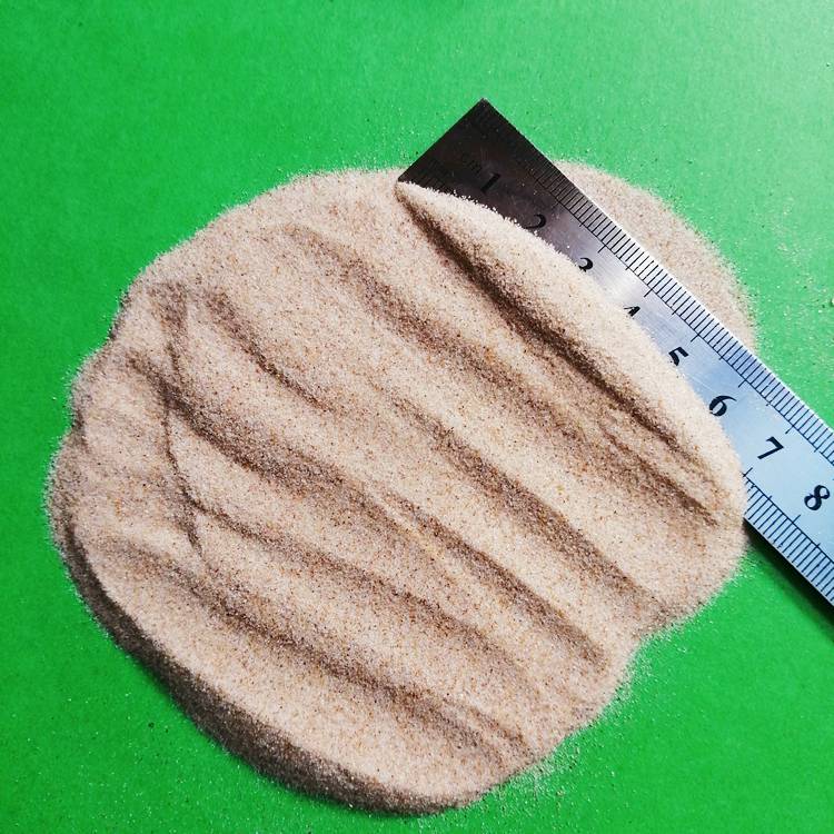 自然黄金沙多肉铺面用黄金砂水处理过滤用石英砂盛运矿产