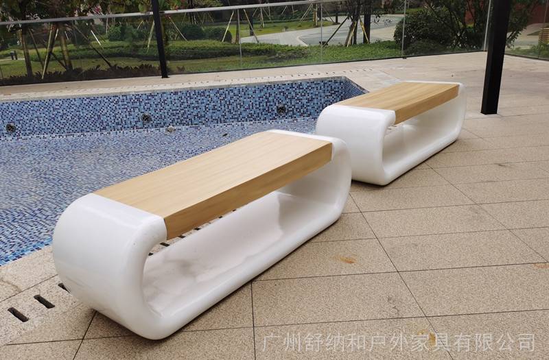 商场玻璃钢座椅创意公共休闲椅售楼部广场户外休闲座椅