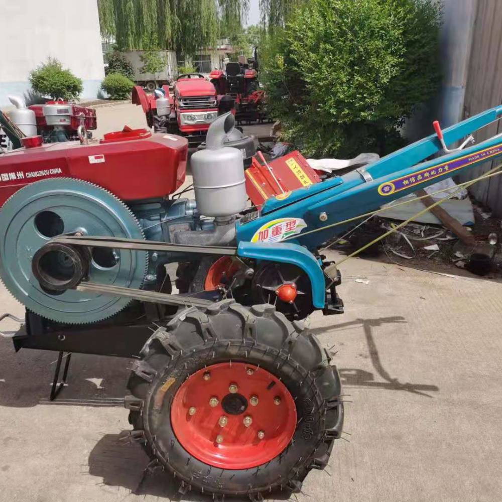齐鲁常力松土播种15马力耕种机果园旋耕除草手扶拖拉机图片