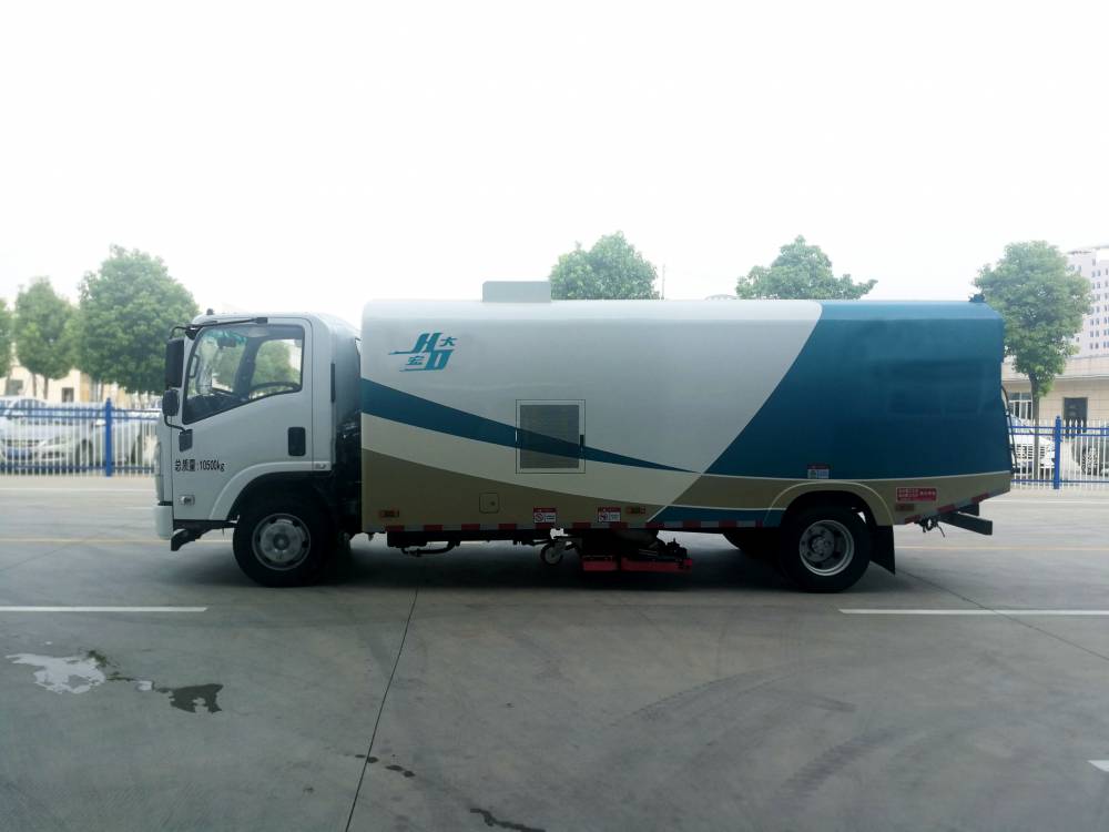 干湿两用真空吸尘车煤场煤灰清扫车大型市政吸尘车