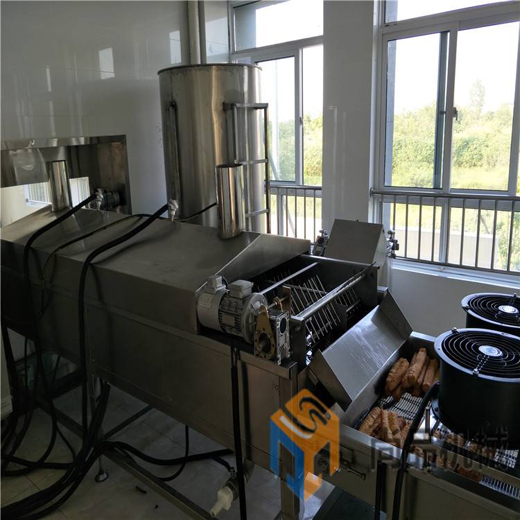 特色早餐油条油炸机油条电炸锅全自动油条油炸生产线适合大中小型食品