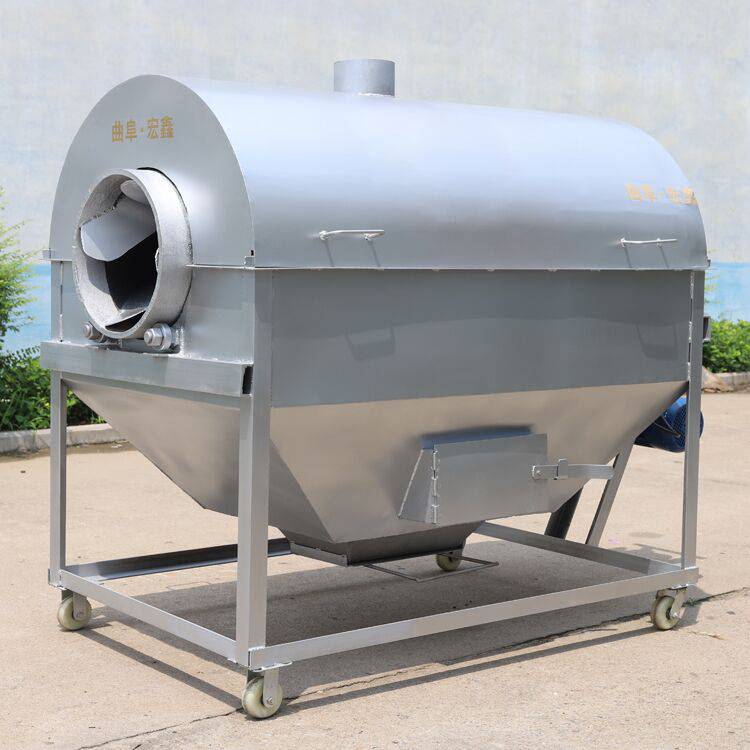 葵花籽香叶炒锅机滚筒式炒板栗炒货机不锈钢炒货机